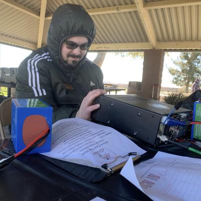 Paul Finding Stations on the Air